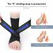 Super Elastic Ankle Brace - Breathable Adjustable Compression Sleeve for Sprained Ankle | Sports Support in Nylon - Shop Internationally - Buy Online on GoSupps.com