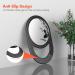 TASALON Unbreakable Hand Mirror with Handle - Anti-Slip Barber & Salon Mirror for Hair, Makeup, Shaving, Travel - Black - Buy Online on GoSupps.com