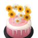 40 Pieces Sunflower Cupcake Toppers Daisy Cupcake Toppers Flower Cake Picks for Easter Spring Party Decor Baby Shower Dessert Supplies