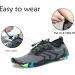 SAGUARO Adult Bathing & Water Shoes - Aqua Beach Shoes for Men & Women - Gray Mesh Size 40 EU - Perfect for Swimming & Outdoor Activities - Buy Online on GoSupps.com
