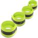 Movoja 4-Set Neon-Yellow Reflectors for Arms & Legs | Enhanced Visibility for Jogging Cycling & Riding | Elastic Security Bands with Velcro - Buy Online on GoSupps.com