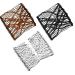 3 Pieces Hair Combs for Women Accessories Crystal Beads Hair Combs Magic Elastic Hair Slides Decorative Stretchy Hair Comb Double Clips for Women Ladies Girls Hair styling