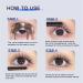 2PCS Iron Wand Mascara Metal Mascara Wand Metal Rod Mascara 3d Curling Eyelash Iron Mascara Mascara Cream (2*Brown) - Buy Online on GoSupps.com