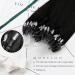 Moresoo Microring Extensions - Real Remy Hair 1g 60cm Black - Premium Loop Hair Extensions #1 - Buy Online on GoSupps.com