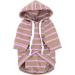 Zweitea Striped Hoodie Shirts for Small & Medium Dogs | Soft Pink Sweatshirt & T-Shirt for Puppies | Stylish Pet Apparel - Buy Online on GoSupps.com