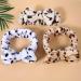 3PCS Spa Headband for Women - Khaki White Beige | Hair Holder for Washing Face, Makeup, Skincare | Bubble and Bow Design - Buy Online on GoSupps.com