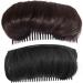 Invisible Fluffy Hair Pad for Short Long Hair Natural Hair Bump Clip for Volume DIY Heighten Hair Bump Breathable Hair Puff for Women Girls Black - Buy Online on GoSupps.com