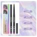 Buy Glitter Eyeshadow Sticks - 4pcs Waterproof Cream Eyeshadow Pencil | Long Lasting Shimmer & High Pigmented Eye Brightener | Multiuse Makeup Stick #052 - Buy Online on GoSupps.com
