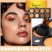  Tewzafiya Concealer palette color correction palette - Lightweight contour cream makeup palette | Daily enhancing cosmetic corrector for women for travel hotels - Buy Online on GoSupps.com