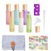 Ferry Pier 6 Pack 10 ml of glass roller bottles Refillable container for athheric ole aromatherapy fragrance lip balm 3ml pipette with a bag included white