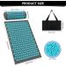 Acupressure Mat & Neck Pillow Set for Pain Relief - Pure Cotton, Carry Bag Included - Gray - Buy Online on GoSupps.com