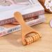 Wooden Massage Roller Set - T-Shape Device for Neck Abdominal & Leg Relief | 2-Piece Massage Scooter with Handle & Wheels - Buy Online on GoSupps.com