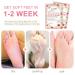 Premium Foot Mask - 2 Pairs Ginseng Peeling Socks for Calluses & Dead Skin Removal - Effective Foot Peel for Men & Women - Buy Online on GoSupps.com