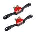 Anndason 2 Pcs Adjustable SpokeShave with Flat Base and Metal Blade Wood Working Wood Craft Hand Tool Style 1