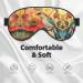 SSIMOO Flower and Bird Soft Sleep Eye Mask | Breathable Travel Eye Patch for Women | Perfect for Relaxation & Comfort - Buy Online on GoSupps.com