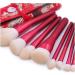 Makeup Brush 12 Set of Premium Synthetic Foundation Brush Mixed Face Powder Blush Eye Shadow Eyeliner Makeup Beauty - Buy Online on GoSupps.com