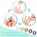 Tonyg-P 12-Piece Massage Ring Set | Acupressure Rings for Stress Relief & Relaxation | Anti-Stress Finger Massagers for Adults & Adolescents | International Shipping Available - Buy Online on GoSupps.com