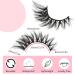 Lash Extension Kit - 10pcs Fluffy Wispy Fox Cat Eye & Volume Curly Strip Lashes for Natural Makeup & Cosplay | Lightweight Black Eyelashes - Buy Online on GoSupps.com