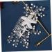 Angoily Starfish Side Hair Comb Bridesmaid Hair Accessories Women's Hair Clips Bridal Hair Pin Beach Wedding Hair Comb Rhinestone Bridal Hair Jewelry Sweet Headgear Wig Banquet Alloy - Buy Online on GoSupps.com