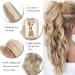 18 Long Wavy Natural Black Ponytail Extension Clip | Claw Jaw Clip Hairpiece for Women/Girls - Buy Online on GoSupps.com