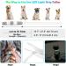 Auauy LED Light Neck Band Dog Collar - USB Rechargeable Adjustable Waterproof Luminous Safety Collar for Dogs & Cats - 5 Color Gradients - Buy Online on GoSupps.com