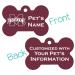 Mississippi State Bulldogs 2-Sided Pet Id Dog Tag | Officially Licensed | Personalized for Your Pet