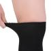 XXL Black Compression Socks - Open Toe Calf Support for Sports & Varicose Vein Relief | International Shipping - Buy Online on GoSupps.com