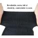 Buy 1 Pair Black Unisex Elastic Warm Knee Sleeves | Thermal Knee Brace Support for Ultimate Comfort - Buy Online on GoSupps.com