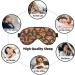 SSIMOO Pizza Pattern Eye Mask - Soft Breathable Sleep Mask for Women | Perfect for Travel & Relaxation - Buy Online on GoSupps.com