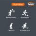 TYNOR Foot & Ankle Brace - Adjustable Neoprene Compression Sleeve for Sprains Tendonitis & Arthritis | Breathable Ankle Support for Sports - Medium Black & Orange - Buy Online on GoSupps.com