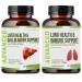 Lung Health & Immune Support Supplement - Lung Cleanse and Detox With Immunity Vitamins For Better Lungs Immune Defense Clear Lungs & Deep Breathing Including Quercetin & Cordyceps.Two Months Supply