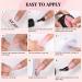 Morovan Solid Nail Gel Kit - 5 Colors Sculpture Builder Gel for Salon-Quality Nail Extensions, Non-Sticky & Easy to Mold with 3D Silicone Pen - Ideal for Home & Professional Use - Buy Online on GoSupps.com