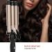 3 Barrel Hair Curling Iron Ceramic Electric Hair Waver Curling Wand Hair Crimper Curling Wand for Curly Hair Styling (US-22mm) - Buy Online on GoSupps.com