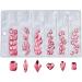 FEIlei 60Pcs Flatback Diamonds Jewelry Nail Art Rhinestones Decorations Manicure Charms - Buy Online on GoSupps.com