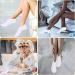 Scettar 4 Pairs Moisturizing Overnight Spa Socks for Dry Feet - Cotton Moisture Enhancing, Thin Foot Spa Socks for Cracked Heels - Buy Online on GoSupps.com