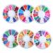 DIYASY 3D Fruit Flower Slice Fresh Face Decoration Nail Art Slice Stick to Slime Pack of 6 Cases 6 Count (Pack of 1)