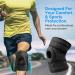 Knee Brace with Side Stabilizers & Gel Pads for Knee Pain Relief - Men and Women - Buy Online on GoSupps.com