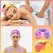 12-Piece Tie Dye Spa Headband and Wristbands Set - Soft Fuzzy Skincare Accessories for Face Washing and Makeup - Fresh Color - Buy Online on GoSupps.com