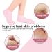 Buy 2 Pairs of Comfort Moisturizing Spa Gel Socks Reusable Peeling Foot Care for Soft Skin | Men & Women | Size S (33-35) - Buy Online on GoSupps.com