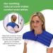 Nature Creation Reusable Microwave Heat Pad for Neck, Shoulders & Upper Back - Blue Marble 1 Pack Upper Body Pack - Buy Online on GoSupps.com