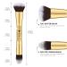 DUcare Makeup Brushes Set - 2 Piece Powder Foundation & Contour Kabuki Synthetic Hair - Premium Cosmetic Brush for Flawless Makeup Application - Buy Online on GoSupps.com