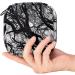 Black & White Branch Tree Women's Portable Period Bag | Napkin Storage Menstrual Cup Pocket & Breastfeeding Pillow Holder for Teens & Girls - Buy Online on GoSupps.com