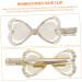 minkissy Hairpin Bling Hair Clip Minimalist Hair Clips Sparkling Hair Clip Glitter Heart Barrette Geometric Hair Pin Bowknot Hair Barrette Fashion White Rhinestones Miss Trinkets - Buy Online on GoSupps.com