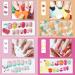 Buy 96 Pcs Pre-Glued Kinder gel - Girls' Press-On Short Fake Nails | Great for Kids | Fast International Shipping - Buy Online on GoSupps.com