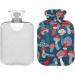 Buy Naanle Colorful Mushrooms Hot Water Bottle | 1L with Cover for Heat & Cold Therapy | Ideal for Bed Hands & Feet - International Shipping Available - Buy Online on GoSupps.com