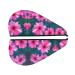 Pink Floral Coral Velvet Dry Hair Cap - Ideal for Home Travel & Pool Parties | Quick Drying & Soft - Buy Online on GoSupps.com