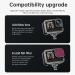 Telesin Aluminum Camera Cage for GoPro Hero 12 11 10 9 | Optimized Housing with Cold Shoe for ND CPL Lens Filter & Microphone - Perfect Accessory for Hero 9 Black - Buy Online on GoSupps.com