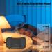 Essential Oil Diffuser 400ml | Flame Air Humidifier with White Noise Bluetooth Speaker & Clock | Remote Control Aroma Diffuser for Large Rooms Bedroom Office & Gym (Black - Buy Online on GoSupps.com