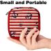 Large Storage Bags for Women's Bandages & Menstrual Products - Antique Anchor Motif Red Striped Zipper Pockets Multi-Colored Inserts & Tampon Organizer - Buy Online on GoSupps.com