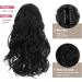 REECHO Short Curly Ponytail Extension | 10 Inch Claw Clip Synthetic Hairpiece in Natural Wavy Style for Women - Black - Buy Online on GoSupps.com
